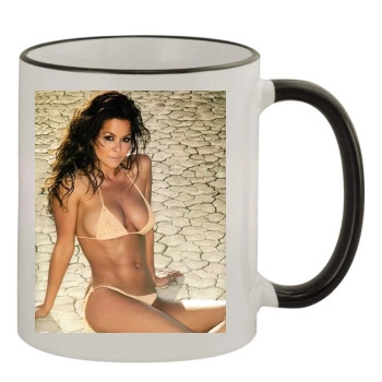 Brooke Burke 11oz Colored Rim & Handle Mug