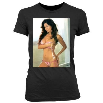 Brooke Burke Women's Junior Cut Crewneck T-Shirt