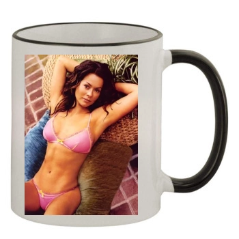 Brooke Burke 11oz Colored Rim & Handle Mug