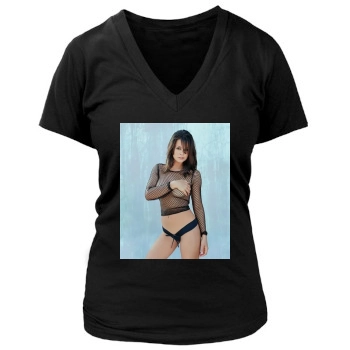 Brooke Burke Women's Deep V-Neck TShirt