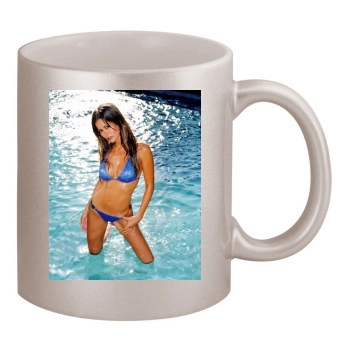 Brooke Burke 11oz Metallic Silver Mug