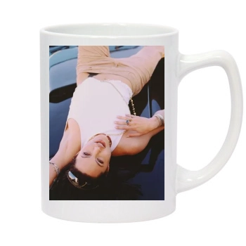 Angelina Jolie 14oz White Statesman Mug