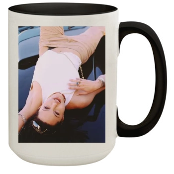 Angelina Jolie 15oz Colored Inner & Handle Mug