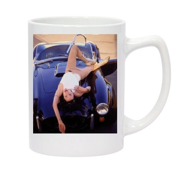 Angelina Jolie 14oz White Statesman Mug