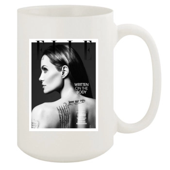 Angelina Jolie 15oz White Mug