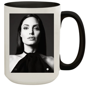 Angelina Jolie 15oz Colored Inner & Handle Mug