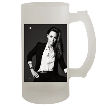 Angelina Jolie 16oz Frosted Beer Stein