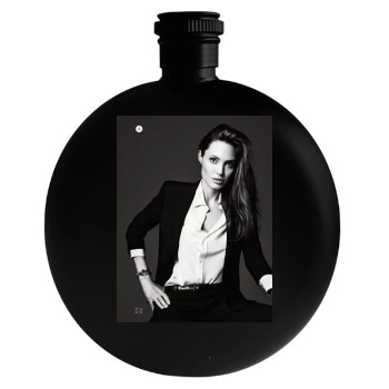 Angelina Jolie Round Flask