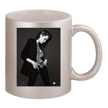 Angelina Jolie 11oz Metallic Silver Mug