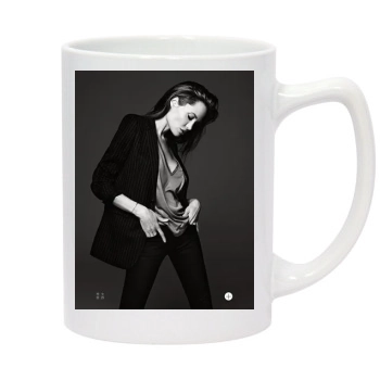 Angelina Jolie 14oz White Statesman Mug