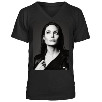 Angelina Jolie Men's V-Neck T-Shirt