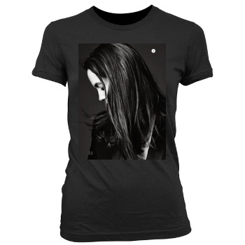 Angelina Jolie Women's Junior Cut Crewneck T-Shirt