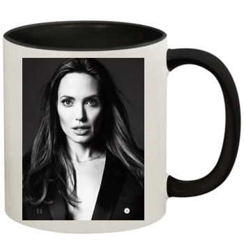 Angelina Jolie 11oz Colored Inner & Handle Mug