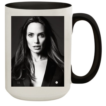 Angelina Jolie 15oz Colored Inner & Handle Mug