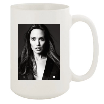 Angelina Jolie 15oz White Mug