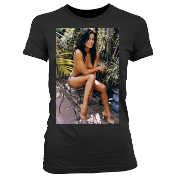 Brooke Burke Women's Junior Cut Crewneck T-Shirt