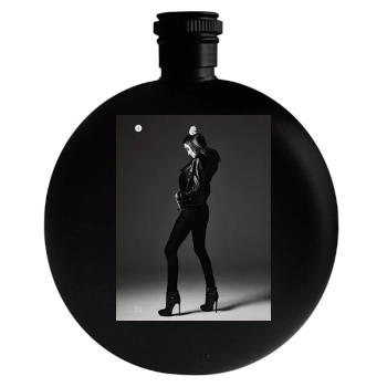 Angelina Jolie Round Flask