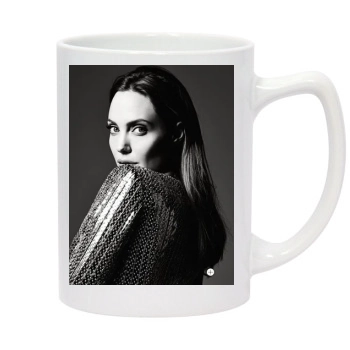 Angelina Jolie 14oz White Statesman Mug