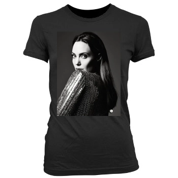 Angelina Jolie Women's Junior Cut Crewneck T-Shirt