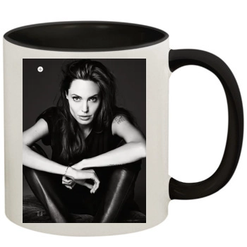 Angelina Jolie 11oz Colored Inner & Handle Mug