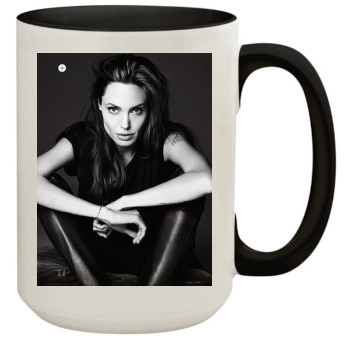 Angelina Jolie 15oz Colored Inner & Handle Mug