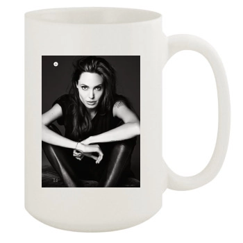 Angelina Jolie 15oz White Mug