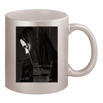 Angelina Jolie 11oz Metallic Silver Mug