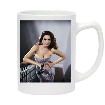 Brooke Burke 14oz White Statesman Mug