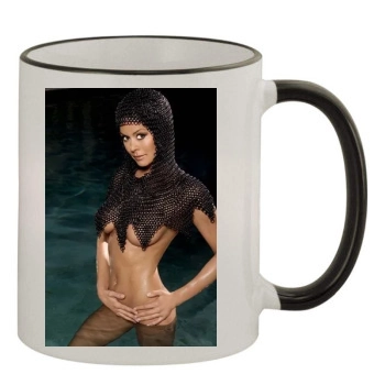 Brooke Burke 11oz Colored Rim & Handle Mug