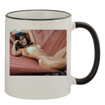 Brooke Burke 11oz Colored Rim & Handle Mug