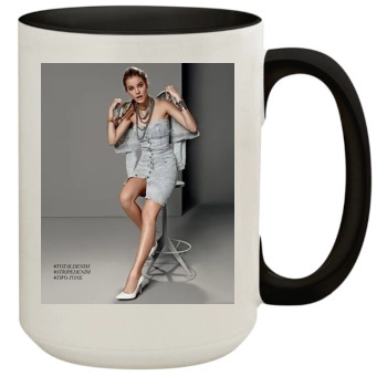 Barbara Palvin 15oz Colored Inner & Handle Mug