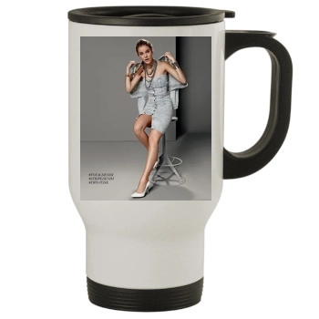 Barbara Palvin Stainless Steel Travel Mug