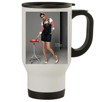 Barbara Palvin Stainless Steel Travel Mug