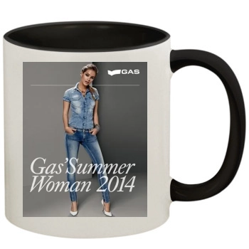 Barbara Palvin 11oz Colored Inner & Handle Mug