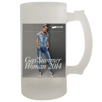 Barbara Palvin 16oz Frosted Beer Stein