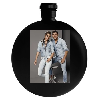 Barbara Palvin Round Flask