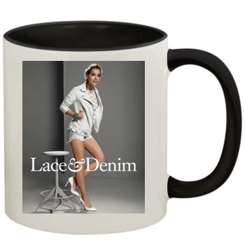 Barbara Palvin 11oz Colored Inner & Handle Mug