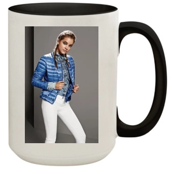 Barbara Palvin 15oz Colored Inner & Handle Mug