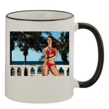 Barbara Palvin 11oz Colored Rim & Handle Mug