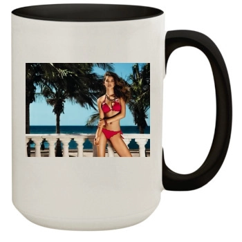 Barbara Palvin 15oz Colored Inner & Handle Mug