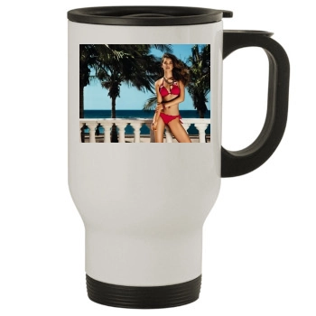 Barbara Palvin Stainless Steel Travel Mug