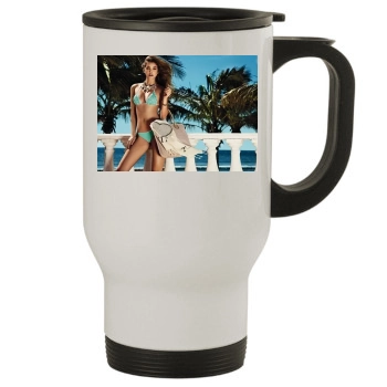 Barbara Palvin Stainless Steel Travel Mug