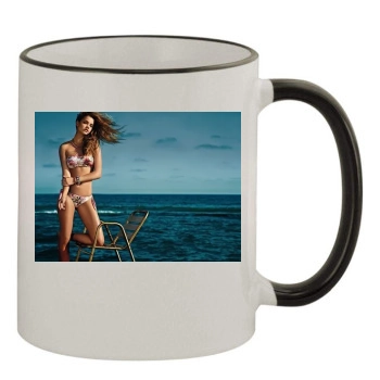 Barbara Palvin 11oz Colored Rim & Handle Mug