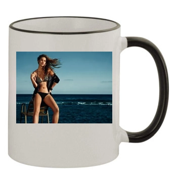 Barbara Palvin 11oz Colored Rim & Handle Mug