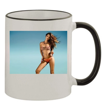 Barbara Palvin 11oz Colored Rim & Handle Mug