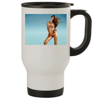 Barbara Palvin Stainless Steel Travel Mug