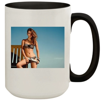 Barbara Palvin 15oz Colored Inner & Handle Mug