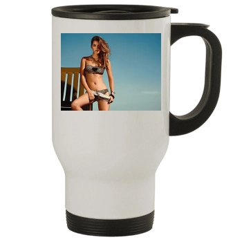 Barbara Palvin Stainless Steel Travel Mug