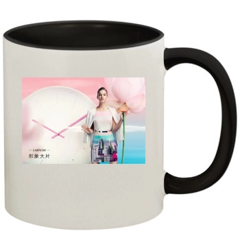 Barbara Palvin 11oz Colored Inner & Handle Mug