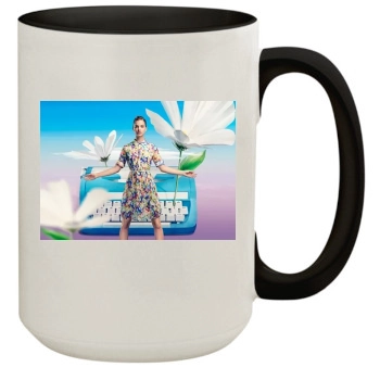 Barbara Palvin 15oz Colored Inner & Handle Mug